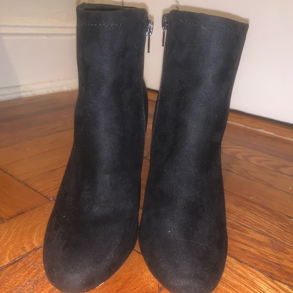 Call It Spring Boots w/ Clear Heels - Picture 2 of 3